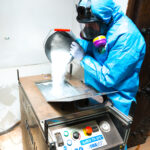 Preparing Smoke Smell Clean Up System that Freezes surface contaminants