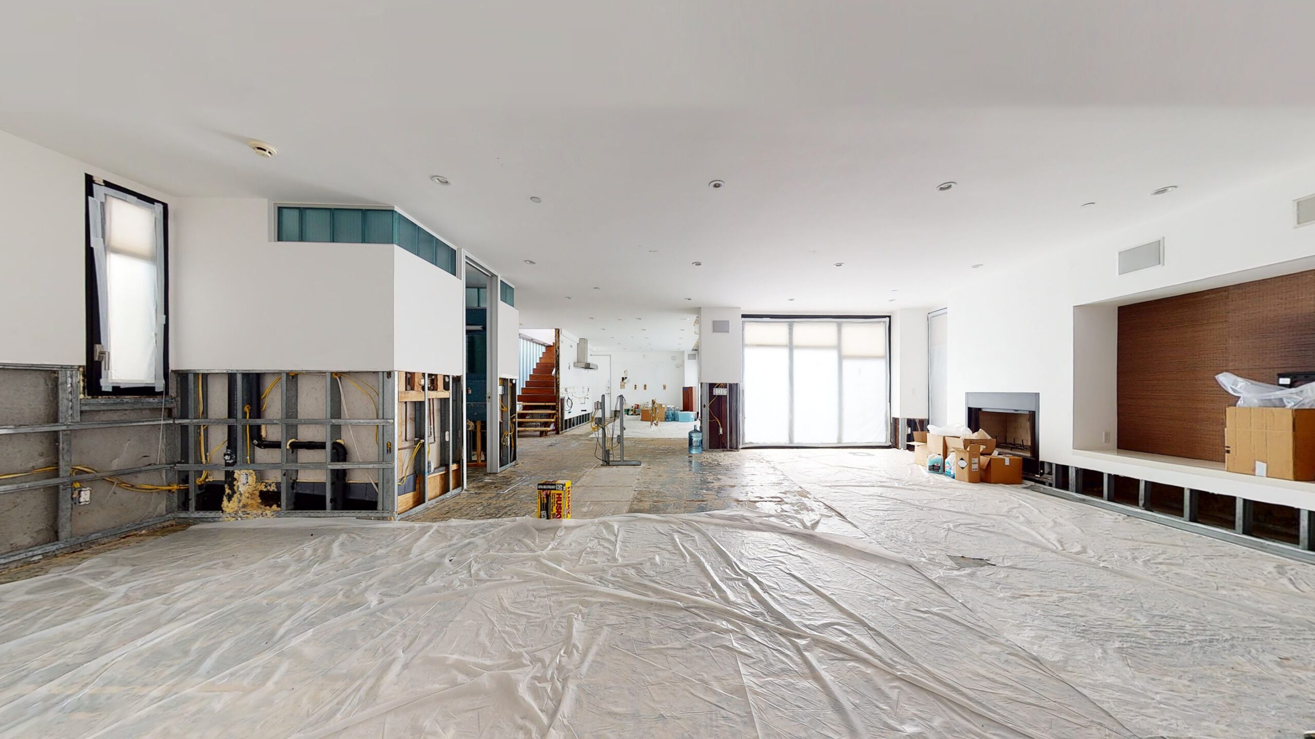 Before Restoration Construction on Beautiful Santa Monica Contemporary Home