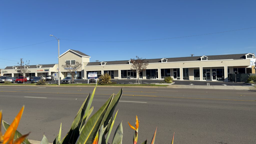 Complete fire loss of strip mall in Torrance, Rebuilt by MSB