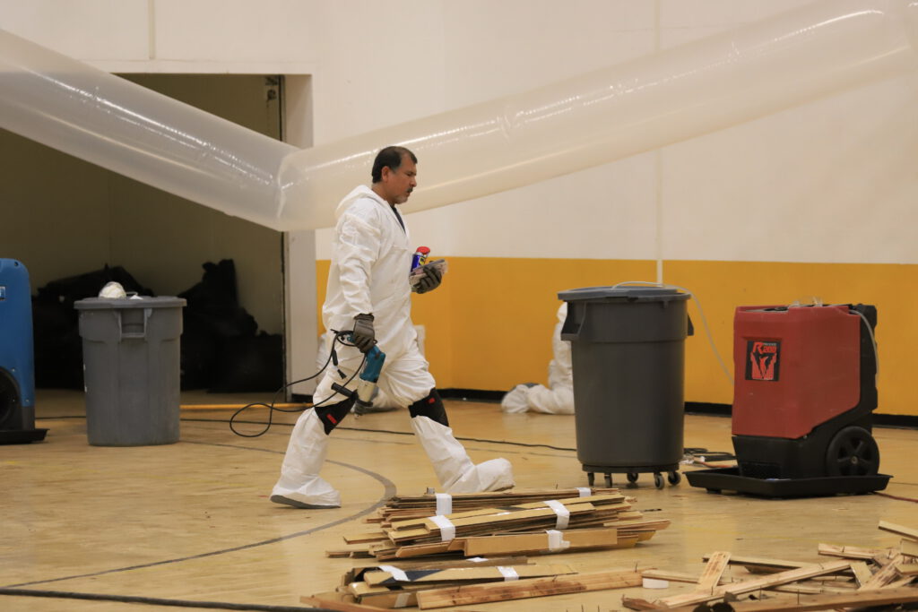 Basketball Court Large Water Damage Restoration- 16.JPG