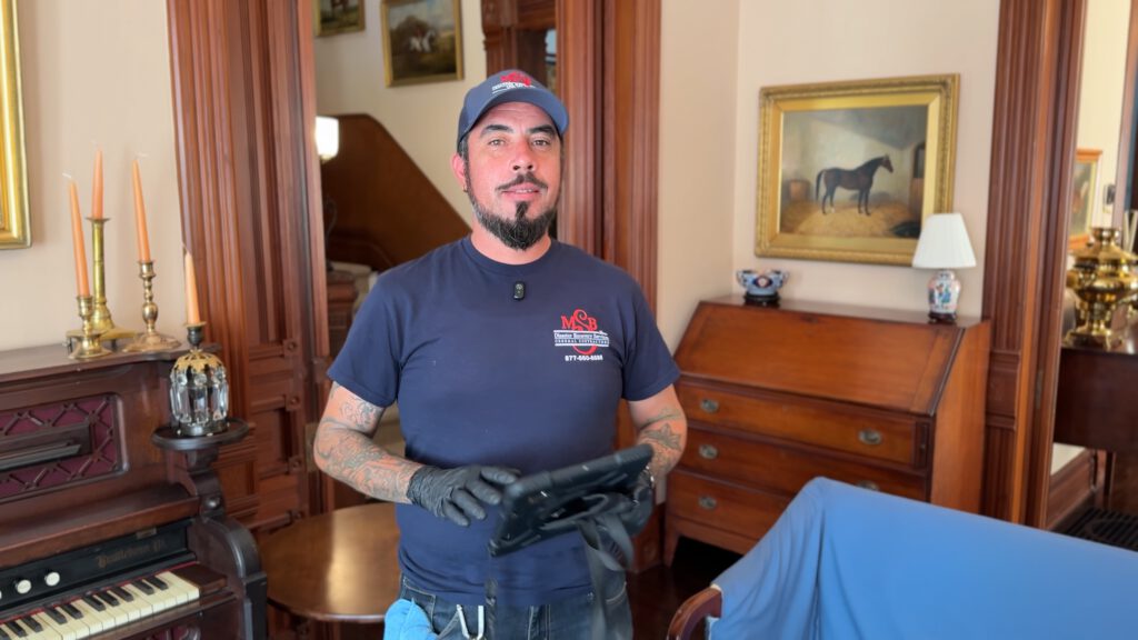Mike Restoration Lead Technician in Historic Home