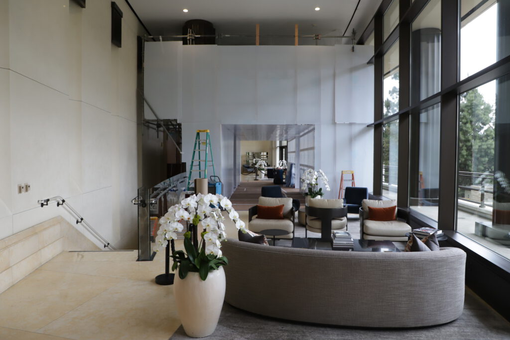 Multi-Story Water Damage Lobby Hi-rise in Century City