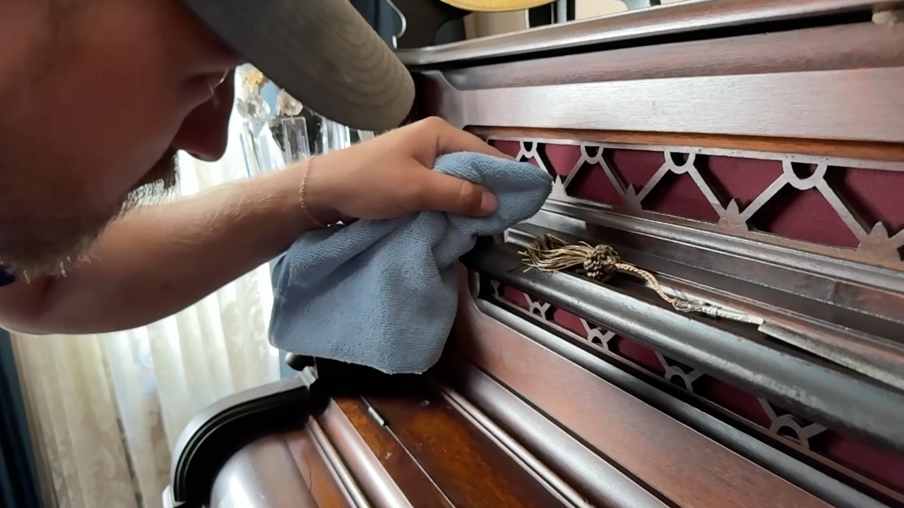Historic Pasadena Home Piano Detailed Cleaning